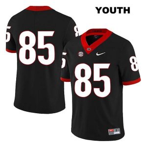 Youth Georgia Bulldogs NCAA #85 Cameron Moore Nike Stitched Black Legend Authentic No Name College Football Jersey ZHM7454NQ